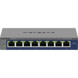 Netgear 8-ports gigabit plus-switch (gs108e-400eus) (grå, ikke-administreret)