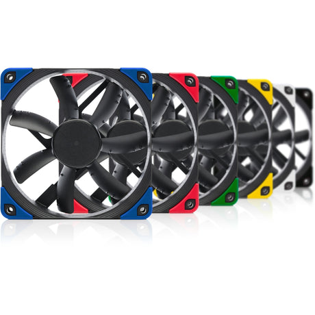 Noctua nf-s12a pwm chromax.black.swap case ventilator (sort, 120 x 120 x 25 mm)