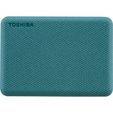 Toshiba Canvio Advance, 2 TB ekstern harddisk (grøn, HDTCA20EG3AA, USB 3.2 gen 1)
