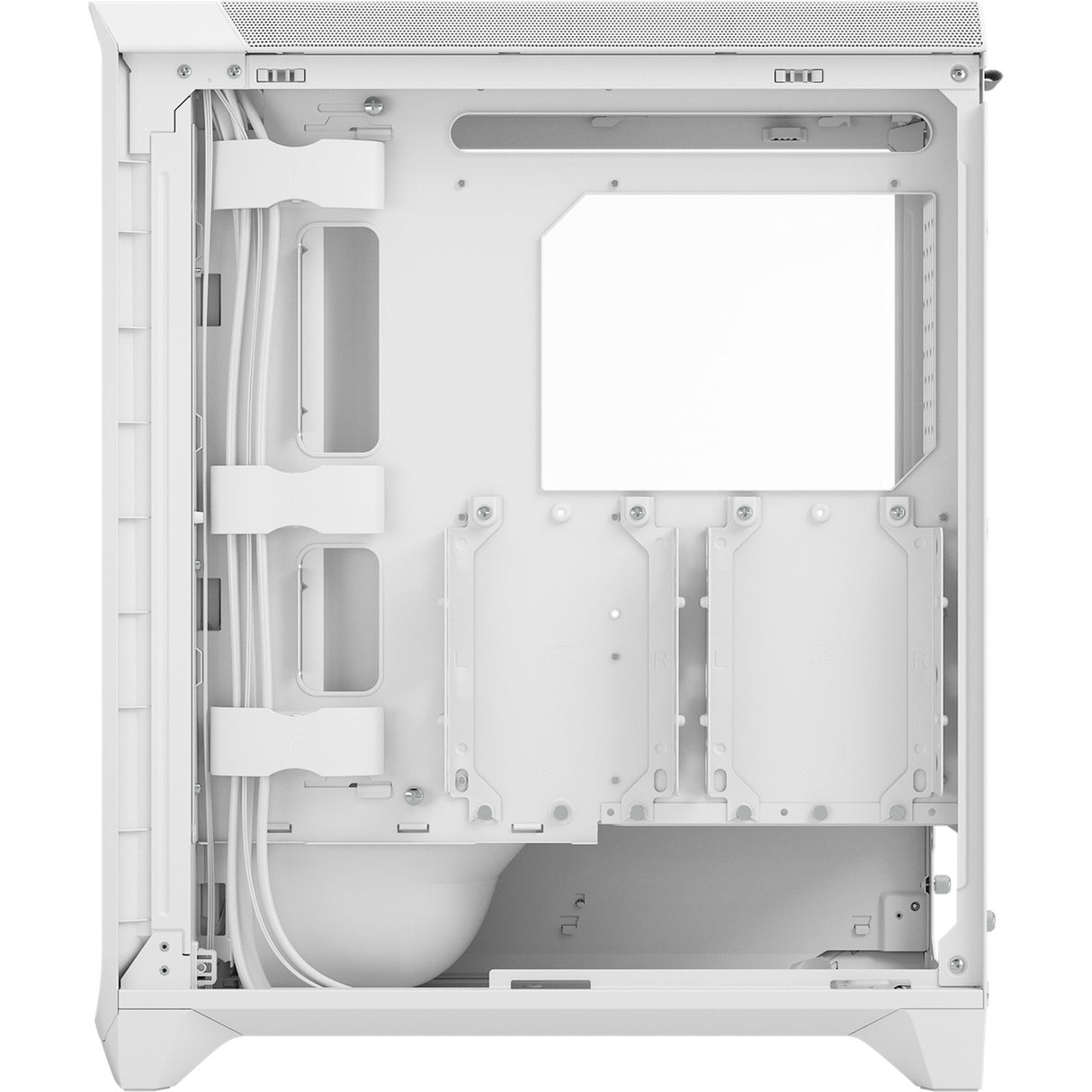 Fractal design meshify 3 midi tårnhus (hvid | 2x USB-A | 1x USB-C | hærdet glas)
