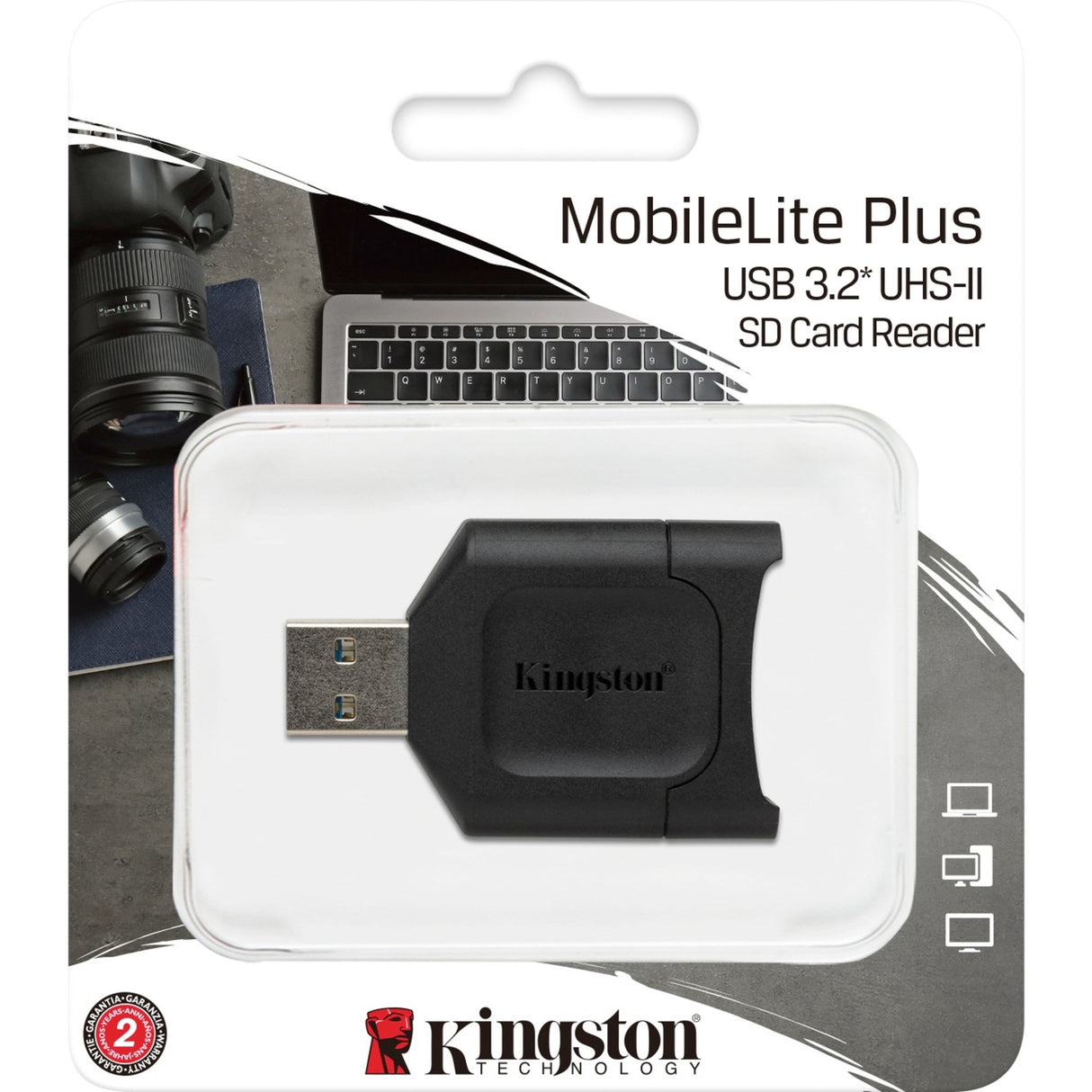 Kingston mobilelite plus SD-læser kortlæser (sort, USB 3.2 gen 1)