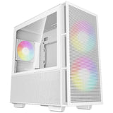 Deepcool ch360 mini tårnhus (hvid | 1x USB-A | 1x USB-C | RGB | vindue)