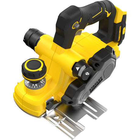 Stanley fatmax v20 18v børsteløs el-høvl (sort gul, batteri og oplader medfølger ikke)