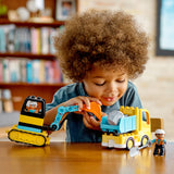 Lego duplo lastbil bæltegraver 10931