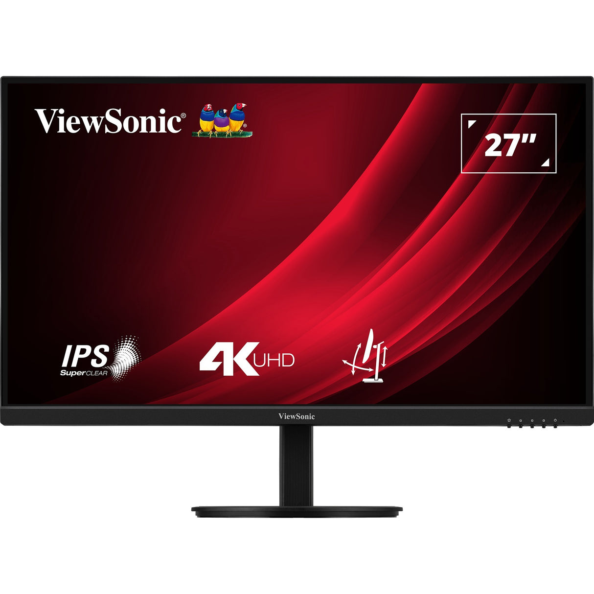Viewsonic vg2708-4k 27 skærm (sort (mat), 2x HDMI, 1x skærmport)