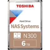 Toshiba n300 6 TB harddisk (SATA 6 GB s, bulk)