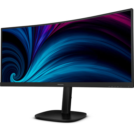 Philips 34b2u3600c 34 buet ultrabred skærm (sort, HDMI, skærmport, 4x USB-A, USB-B, USB-C, RJ-45)