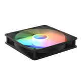 Nzxt f140 rgb core case ventilator (sort, 140 x 140 x 26 mm, pwm, uden controller)