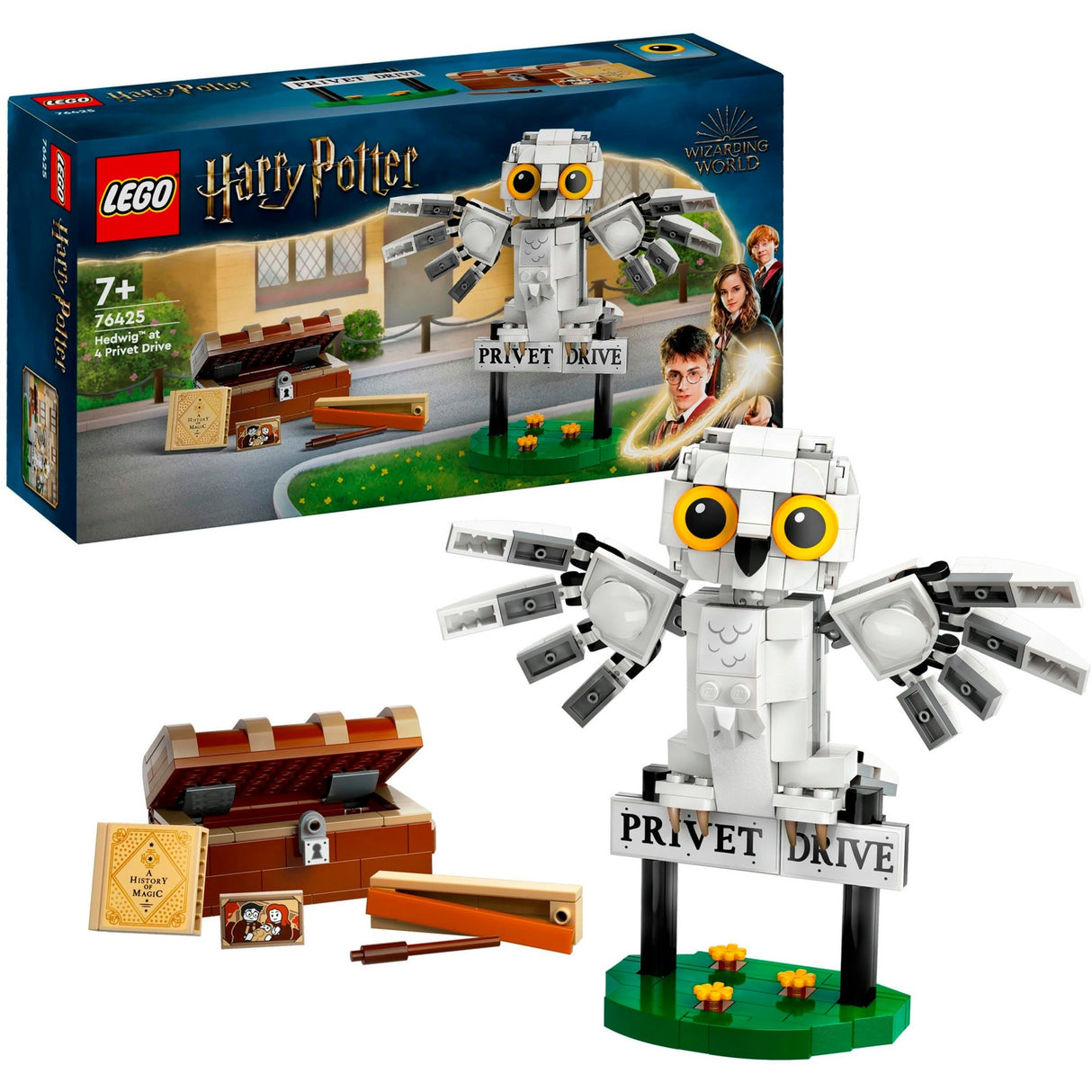 Lego harry potter hedwig™ på privetlaan 4 - 76425