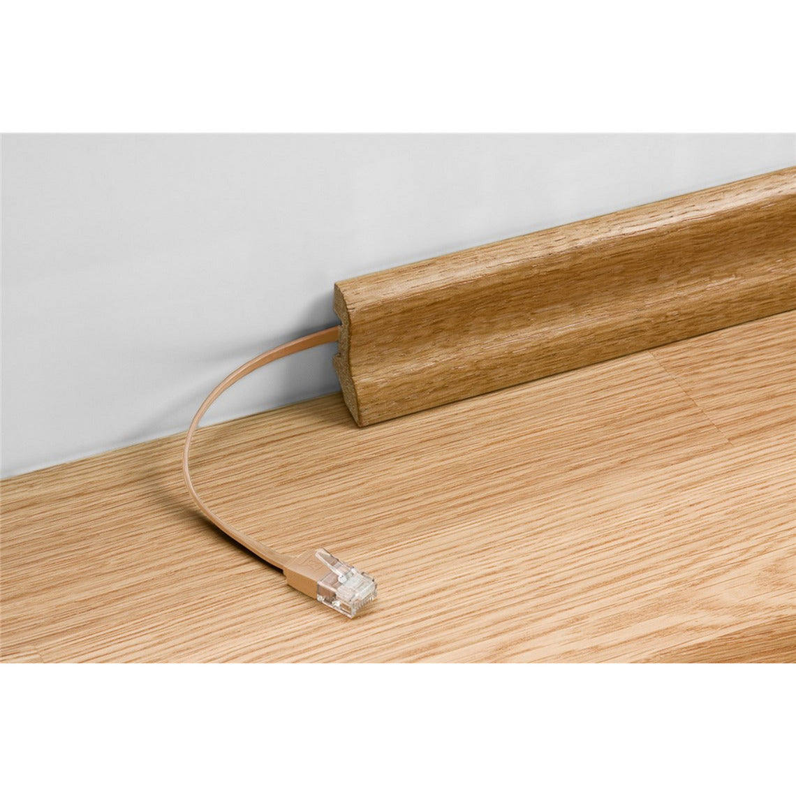 Goobay cat 6a flat patch kabel u utp, 5 meter kabel (sort blå)