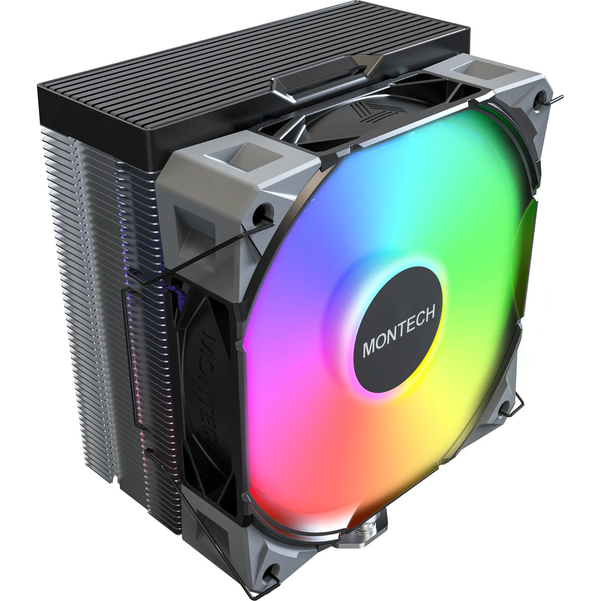 Montech NX400 ARGB CPU-køler (sort, 4-bens PWM)