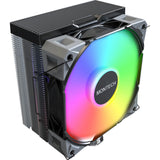 Montech NX400 ARGB CPU-køler (sort, 4-bens PWM)