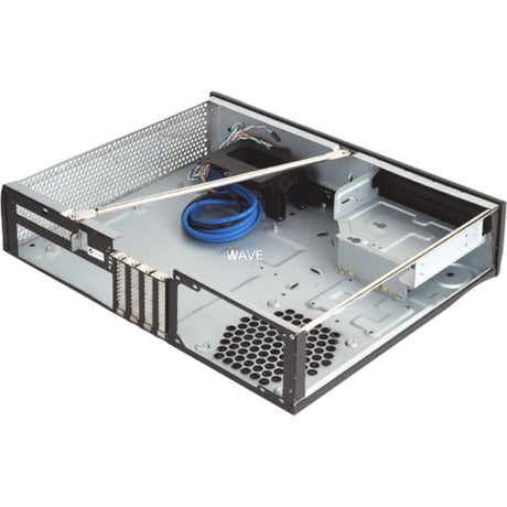 Silverstone milo ml03b desktop kabinet (sort | 2x USB-A)