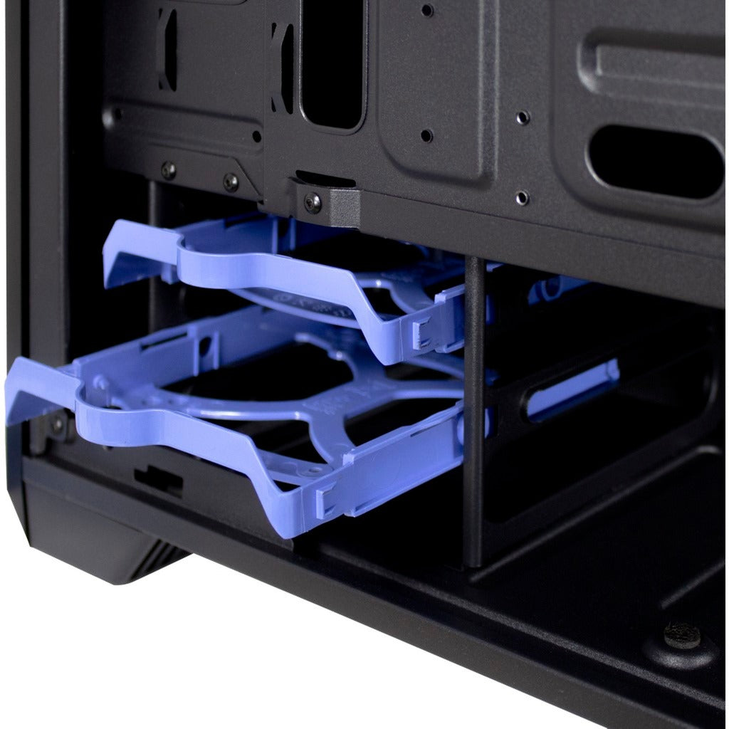 Inter-tech h-606 mini tårnhus (sort | 2x USB-A)