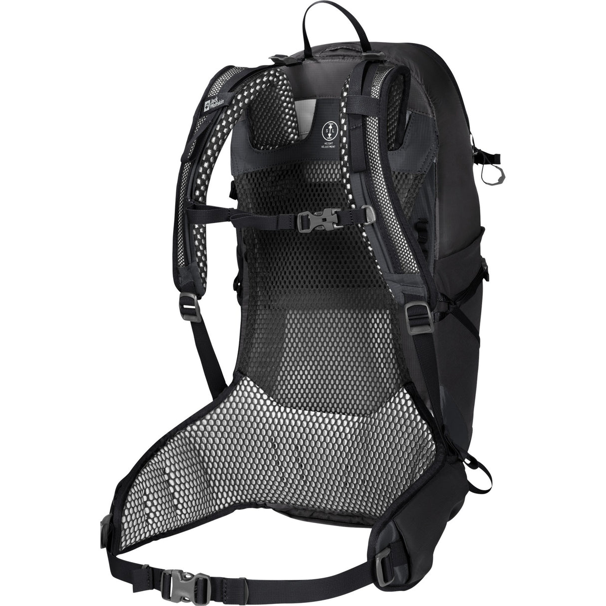 Jack wolfskin prelight vent 25 s-l rygsæk (sort)