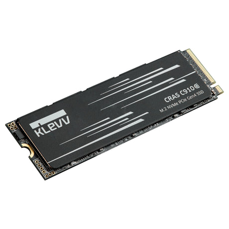 Klevv cras c910g 4 tb ssd (zwart, k04tbm2sp0-10g, pcie gen 4.0 x4, nvme 2.0)