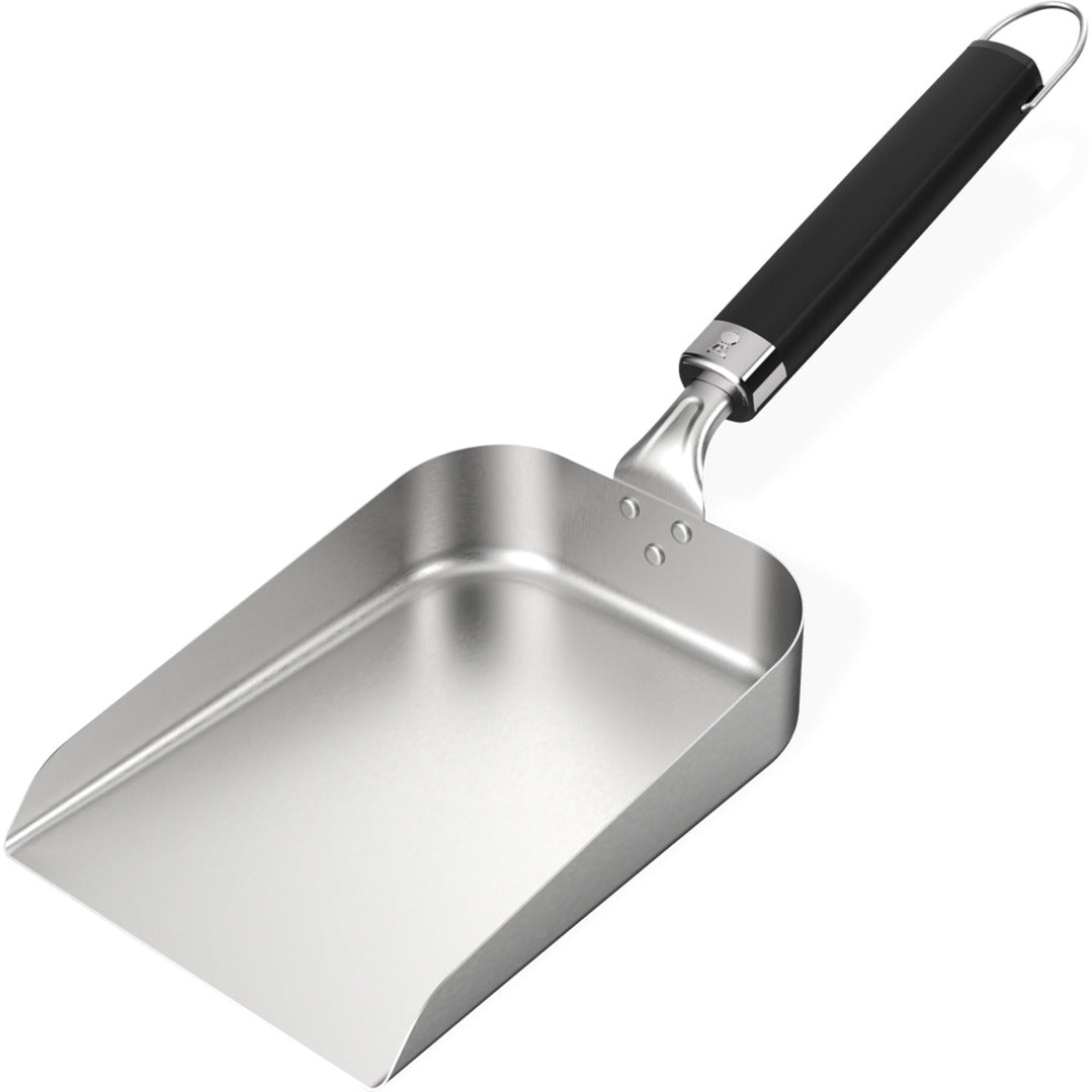 Weber scoop spatel til plancha (rustfrit stål sort)