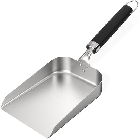 Weber scoop spatel til plancha (rustfrit stål sort)