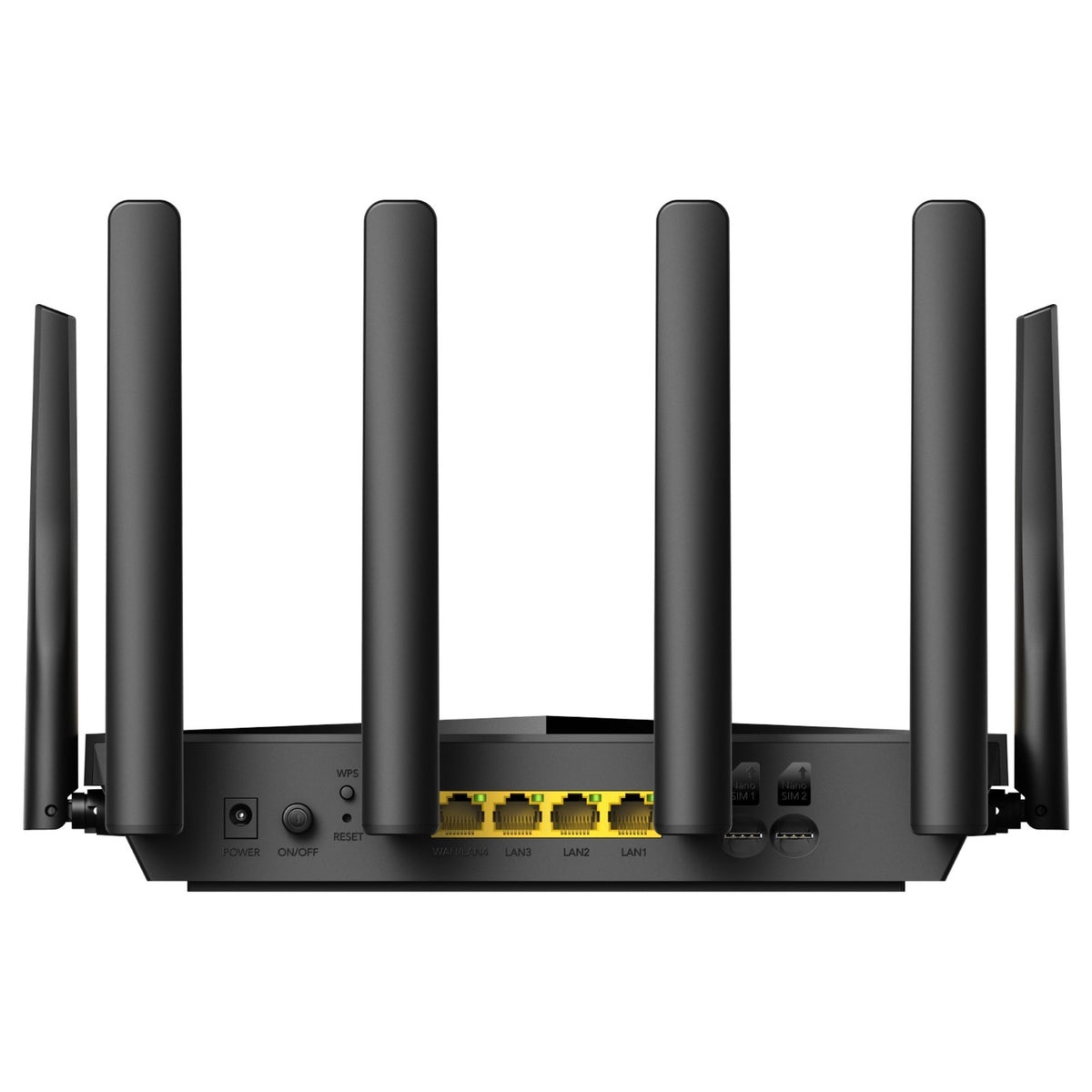 Cudy ac1200 wi-fi 4g lte-cat6 gigabit mesh-router (sort, mesh, app, 2x nano SIM-slot)