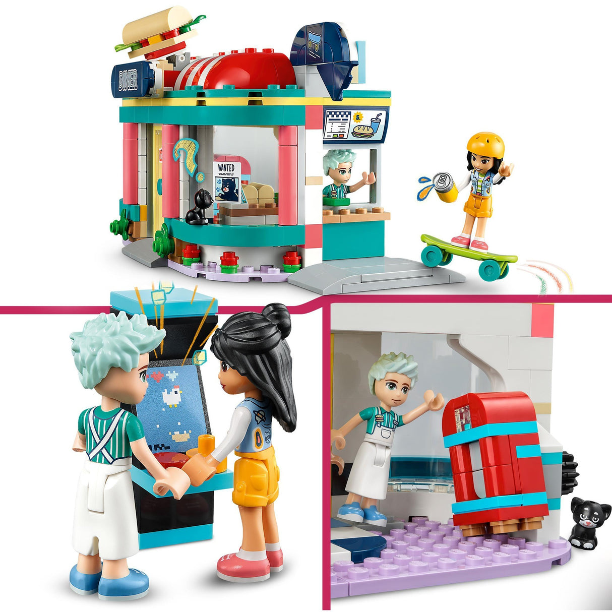 Lego friends - heartlake restaurant i byen byggelegetøj (41728)
