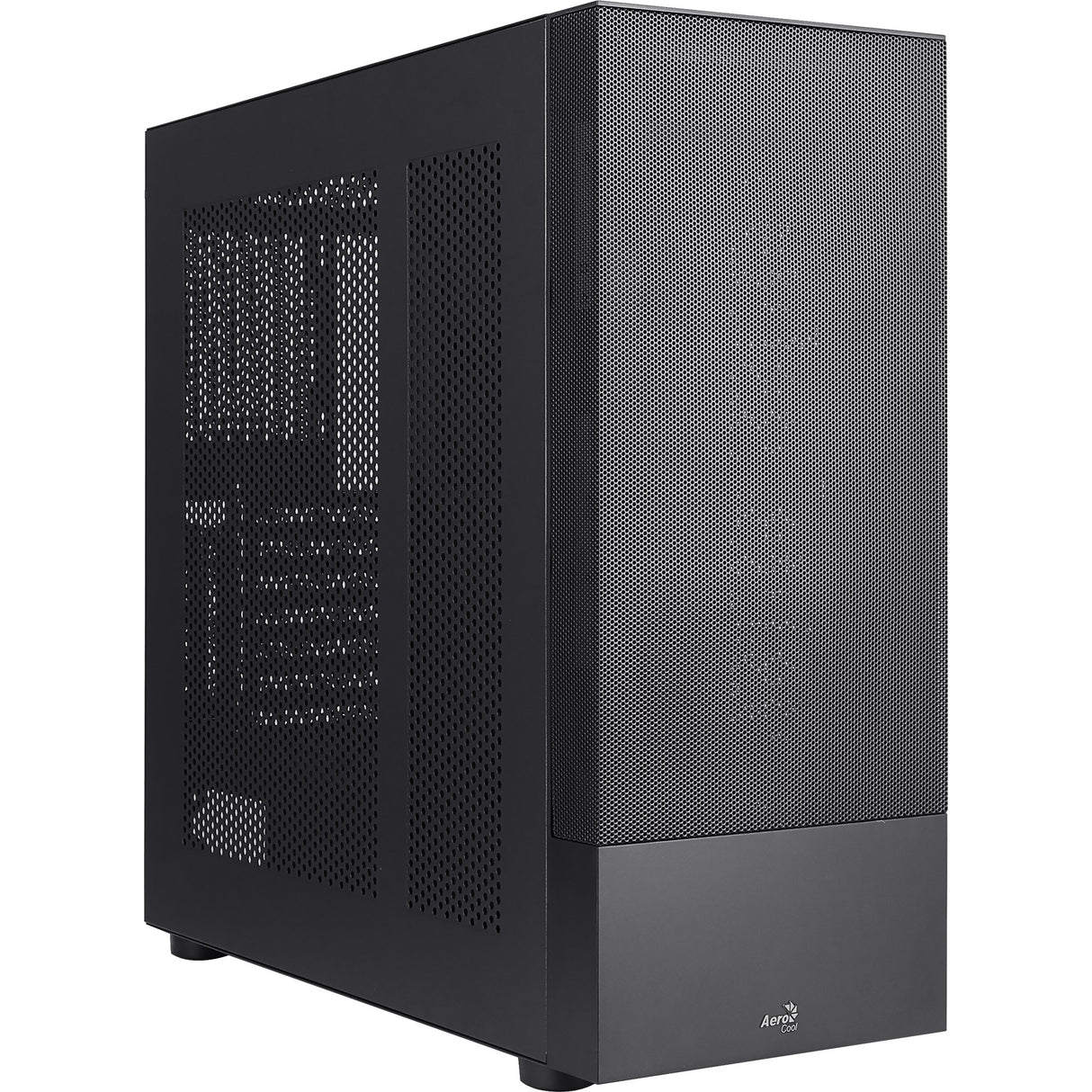 Aerocool cipher s-bk-v1 midi tårnhus (sort | 3x USB-A)