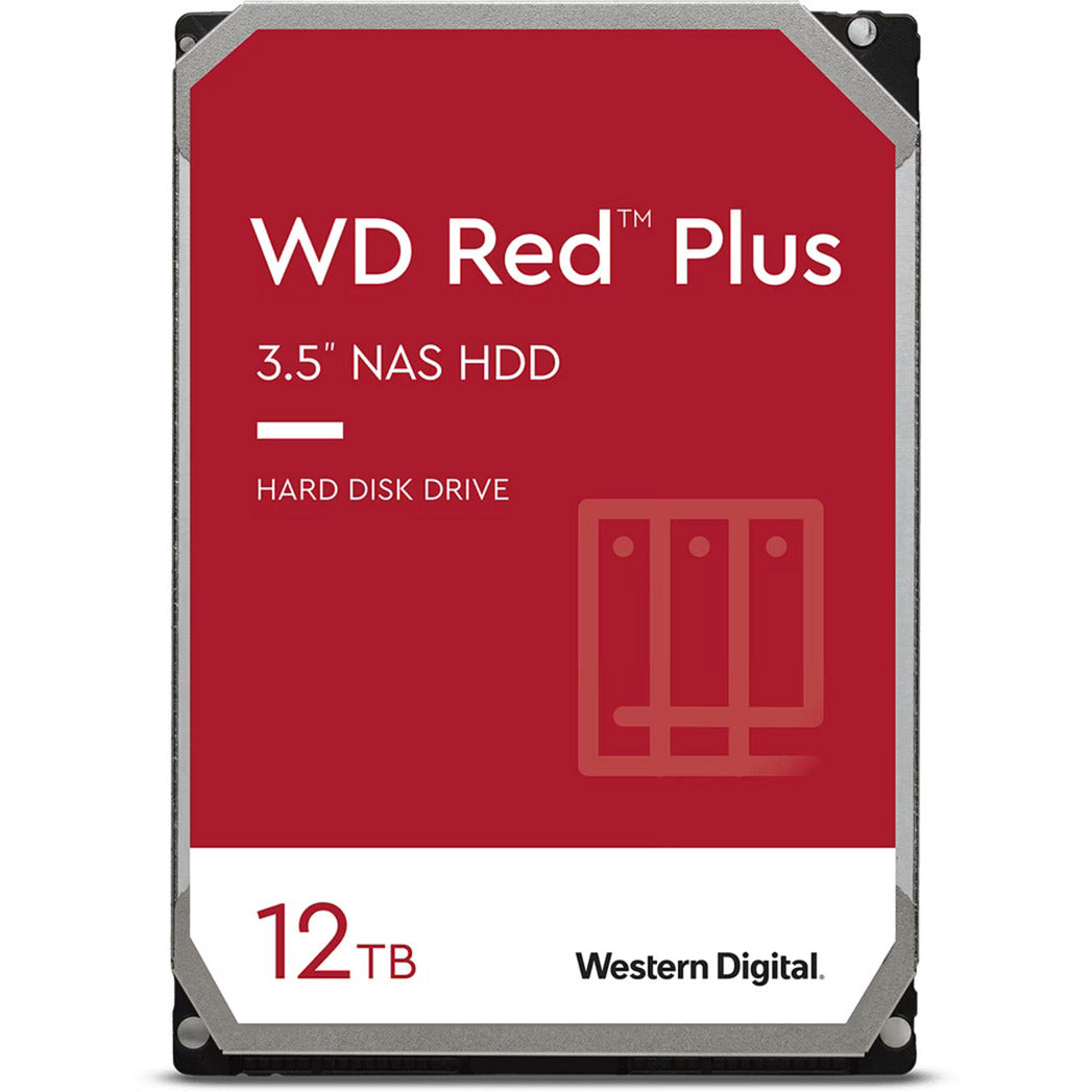 WD Red Plus 12 TB harddisk (120EFGX, SATA 600, 24 7, AF)