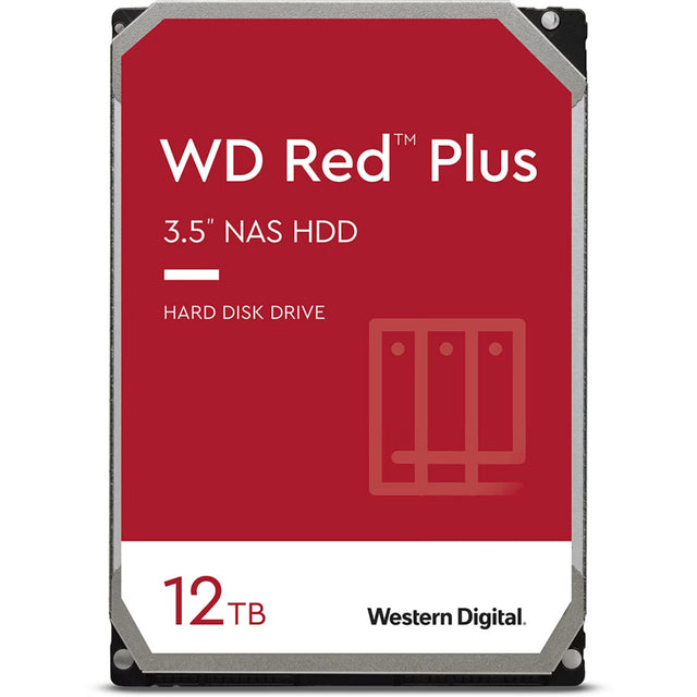 WD Red Plus 12 TB harddisk (120EFGX, SATA 600, 24 7, AF)