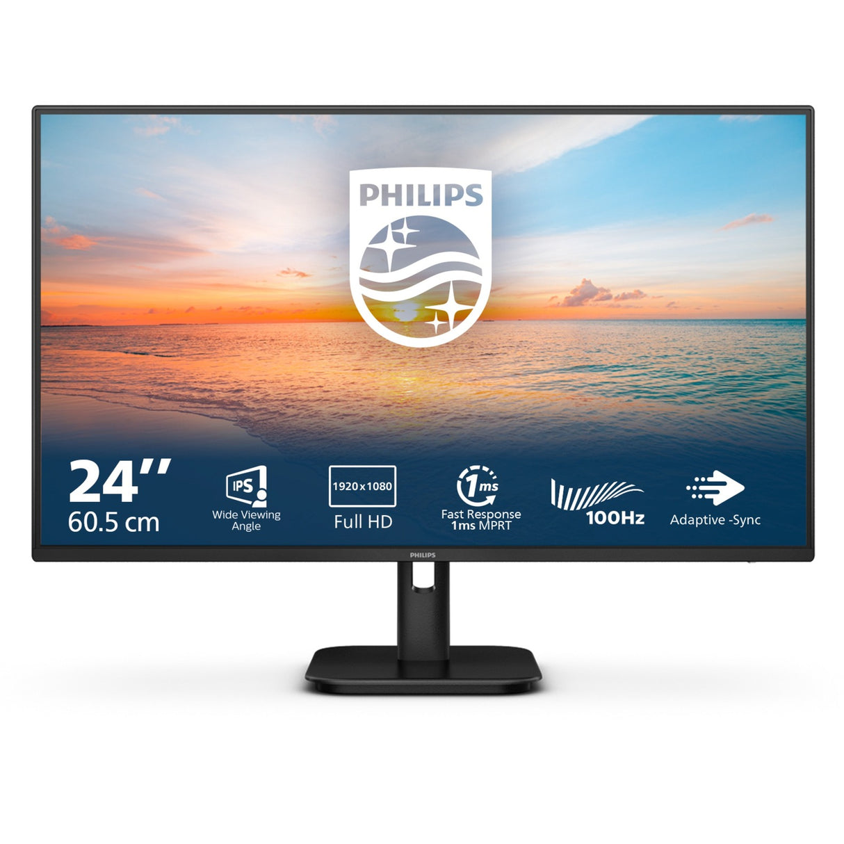 Philips 24e1n1100a 00 23.8 skærm (sort, HDMI, VGA)