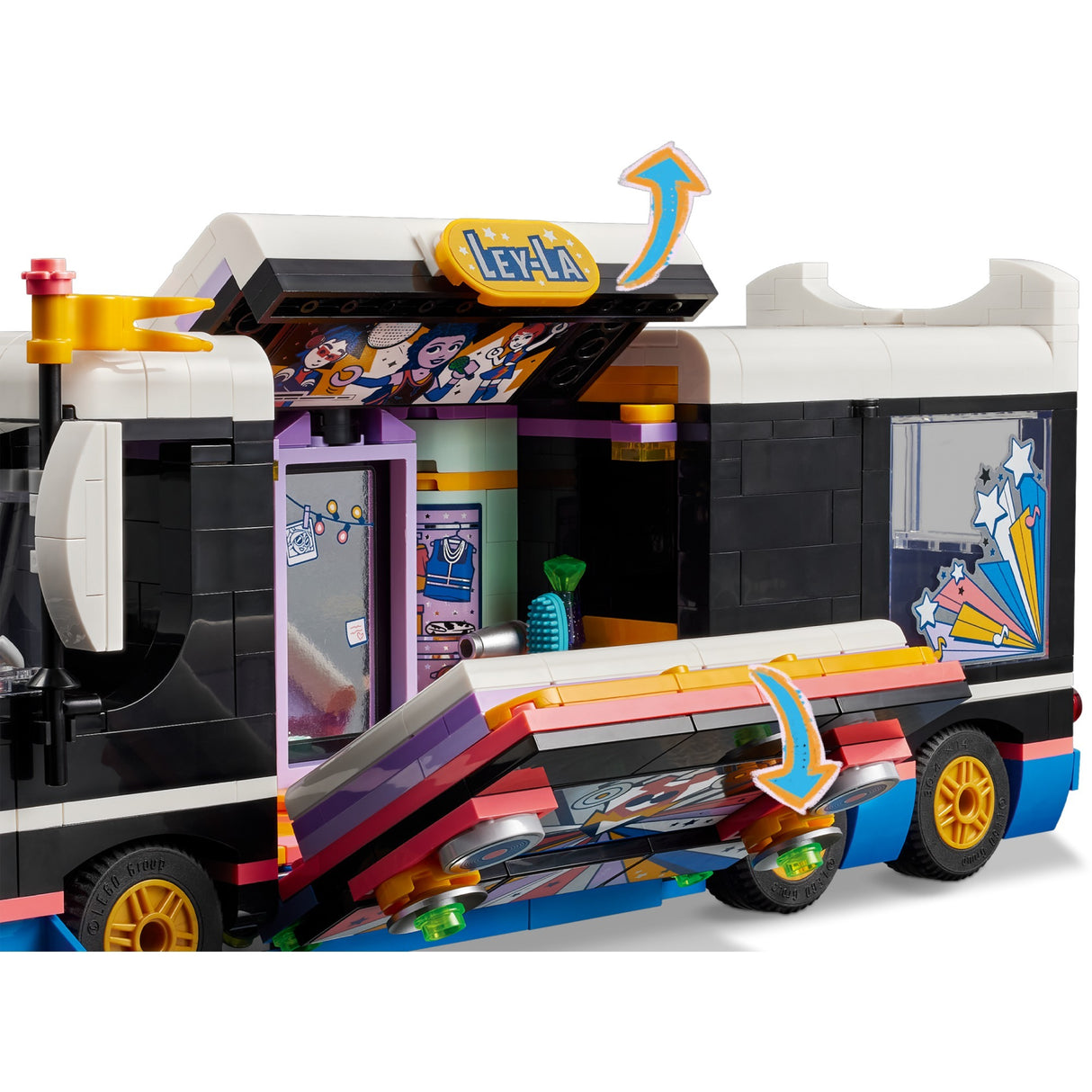 Lego friends - popstjerne tour bus byggelegetøj (42619)