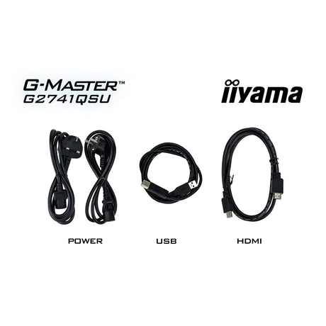 Iiyama G-Master Black Hawk G2741QSU-B1 27 gaming-skærm (sort, HDMI, DisplayPort, 2x USB-A, USB-B, 144 Hz)