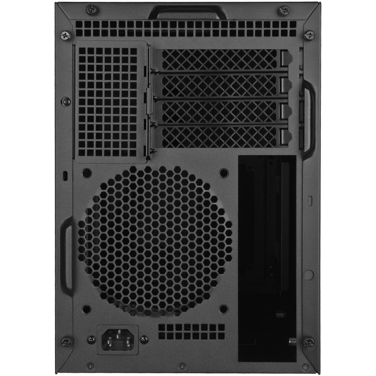 Silverstone sugo 17 mini tårnhus (sort | 2x USB-A | 1x USB-C)