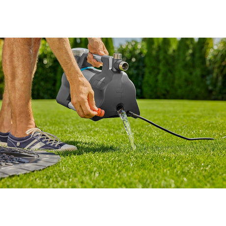 Gardena vandpumpe 5600 silent+ (sort sølv)