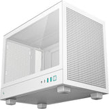 Deepcool ch160 mini tårnhus (hvid | 2x USB-A | 1x USB-C | hærdet glas)