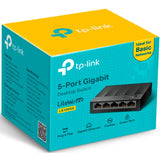 Tp-link ls1005g switch (sort, ikke-administreret)