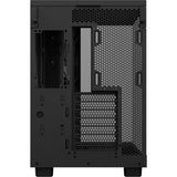 Nzxt h6 flow midi tårnhus (sort | 2x USB-A | 1x USB-C | hærdet glas)