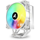 Sharkoon a50 rgb cpu køler (hvid, 4-benet pwm blæserstik)