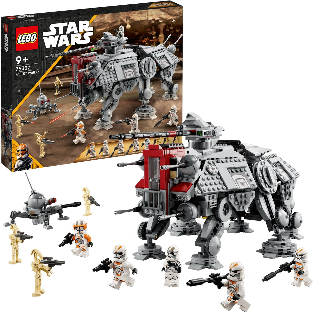 Lego star wars - at-te walker byggelegetøj (75337)