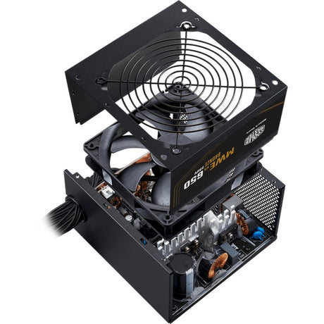 Cooler master mwe 650 bronze v3 650 watt strømforsyning (sort, 4x pcie)