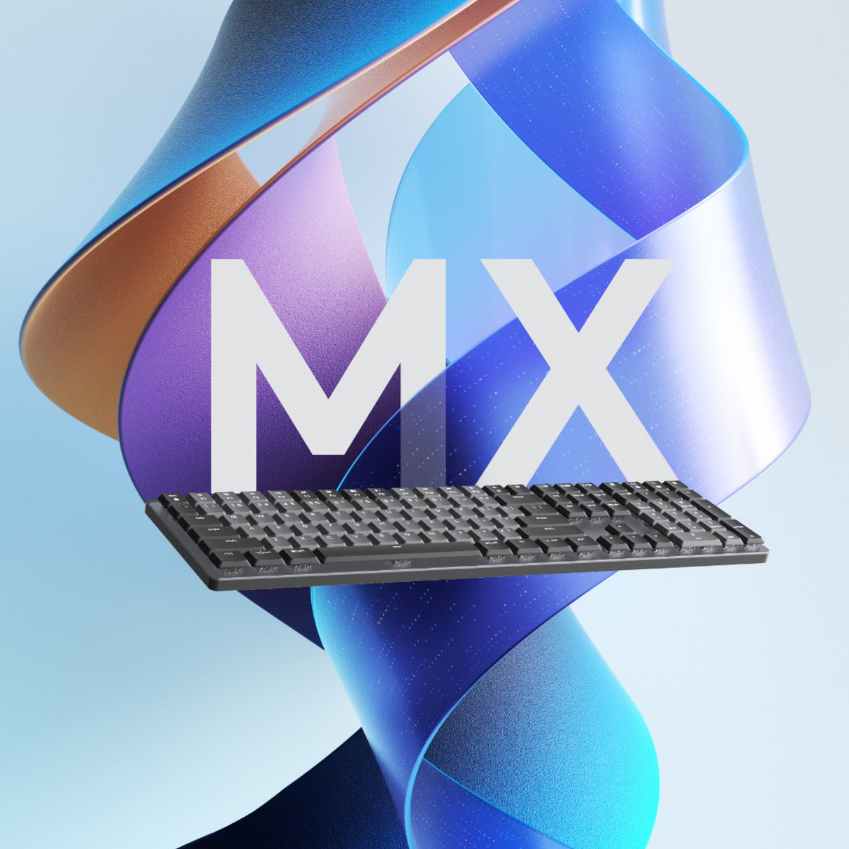 Logitech MX mekanisk tastatur (sort, amerikansk-internationalt layout (QWERTY), 100 %, Bluetooth)