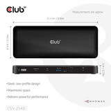 Club 3D 14-1 USB-C Quad Display dockingstation (sort)