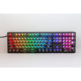 Ducky one 3 aura rgb mekanisk tastatur (sort, us-layout (qwerty), cherry mx brown, 100%, abs double shot, hot swap)