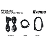 Iiyama prolite xu2293hsu-b7 21.5 skærm (sort, HDMI, skærmport, 2x USB-A, USB-B)