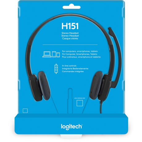 Headset logitech 981-000589 sort