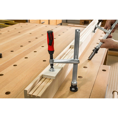 Bessey spændeelement med fast spændedybde TW16-20-10-2k limklemme (sølvrød)