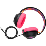 Powera Lucidsound LS10 Wired Gaming Headset - Midnight Branding Over-Ear Gaming Headset (Sort Pink, Playstation 5, Playstation 4, Xbox Series X|s, Xbox One, PC, Mobil)