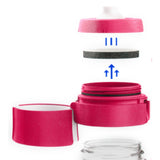 Brita fill go vital 0,6 liters drikkeflaske (gennemsigtig bær)