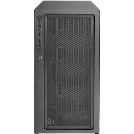 Silverstone Fara 514x Midi Tower-hus (sort | 2x USB-A | 1x USB-C | RGB | hærdet glas)