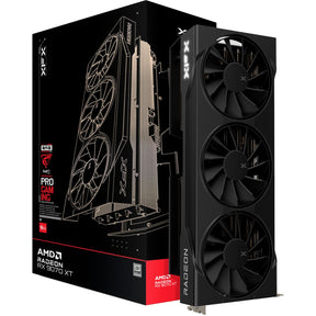 Xfx radeon rx 9070 xt swift grafikkort (sort, rdna4, gddr6, 3x skærmport, 1x hdmi 2.1)