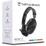 Turtle beach ear force recon 70p sort (2024) over-ear gaming headset (sort, ps4, ps5, xbox series x|s, xbox one, switch, pc, mobil)