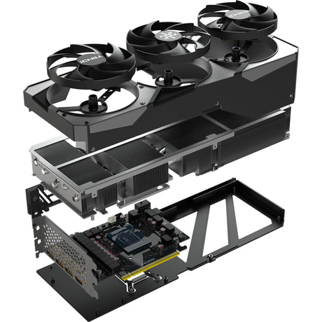 Inno3d geforce rtx 5080 ichill x3 grafikkort (dlss 4, 3x skærmport, 1x hdmi 2.1)